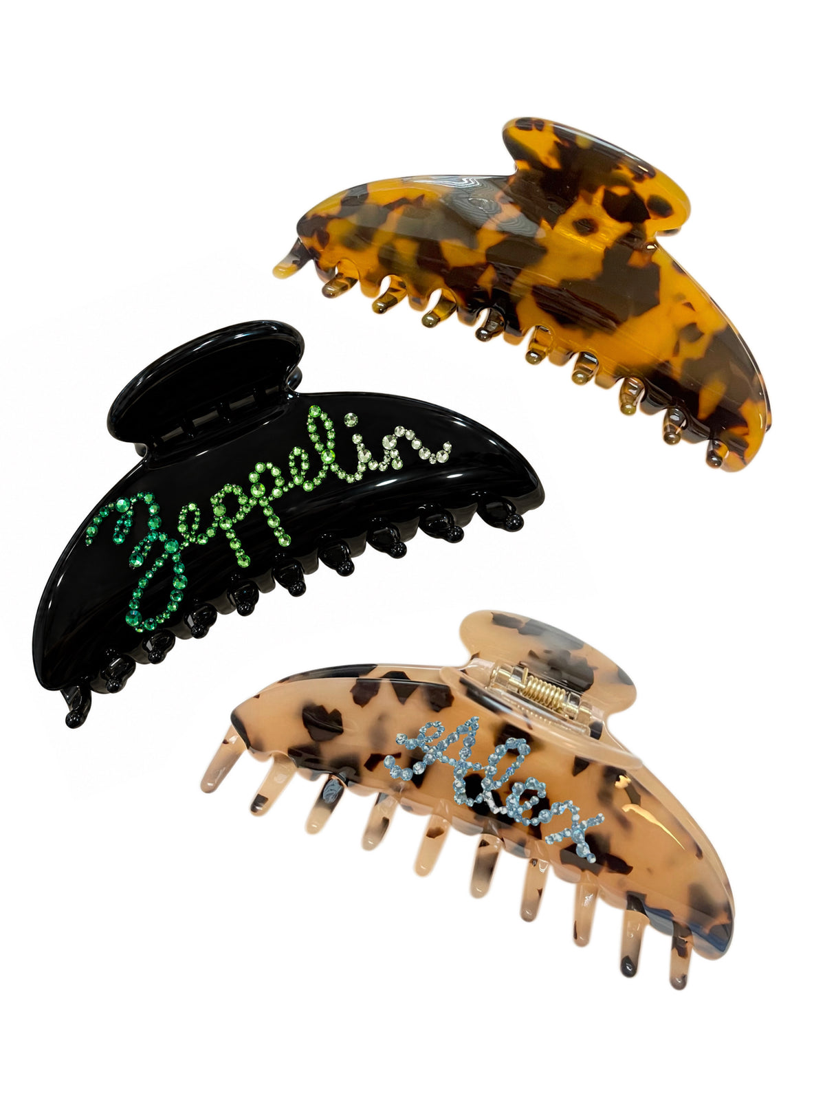 Custom Bedazzled Claw Clips