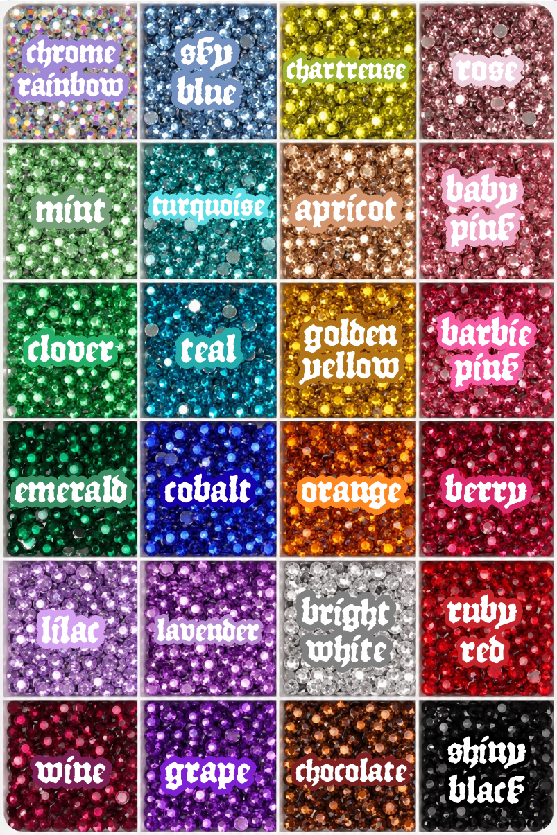 Custom Bedazzled Claw Clips